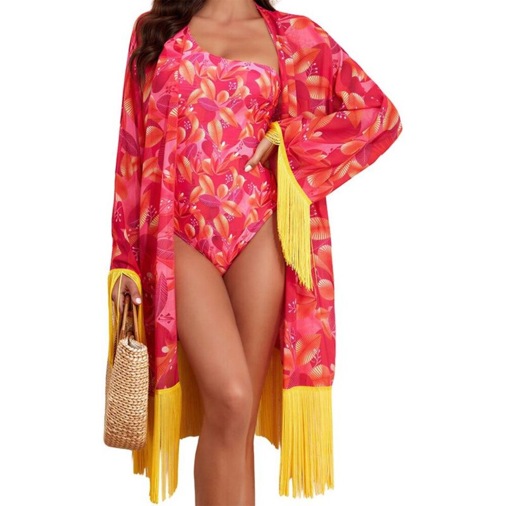 Lily Kim Womens  2Pc Swimsuit & Smock Set